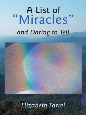 cover image of A List Of "Miracles" And Daring To Tell